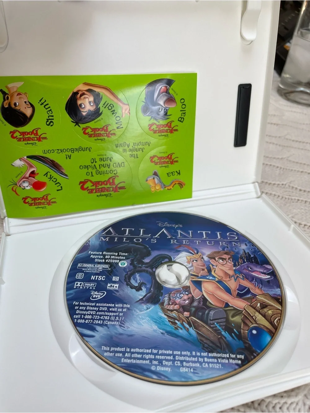 Atlantis: The Lost Empire / Atlantis: Milo's Return: Two-Movie Collection 2 dvds
